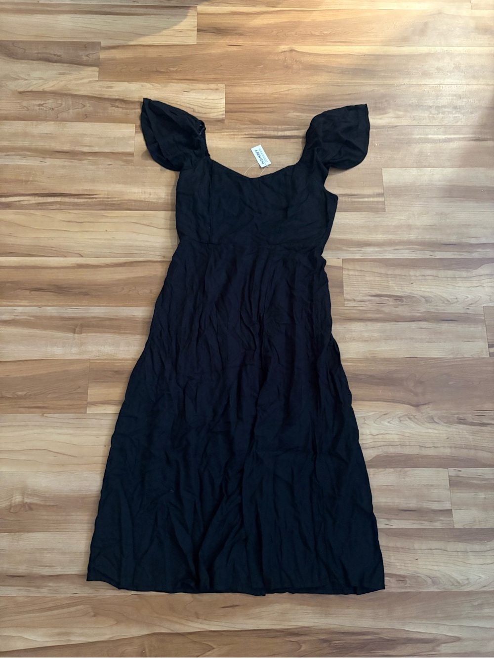 NWT Black Midi Dress -